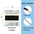 thumbnail image 3 of Griffin Nylon Bead Cord Perlseide – Black Color – Size 5 (0.65mm) – 2 Meters per Card – Stainless Steel Needle Attached – for Knotting Pearls, Gemstones, Crystals and Beads, 3 of 5