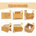 thumbnail image 4 of Cajas para Pasteles con Ventana, Cajas Marrones para Pastelería, Recipiente para Pasteles Chocolates Galletas Fiesta de Cumpleaños Boda, 4 of 4