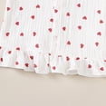 thumbnail image 4 of XZNPDUCQ Toddler Baby Girls Outfits Sets Short Sleeve T-Shirt Tops and Short Pants Kids Summer Casual Playwear Beach Outfits 18-24 Months,White, 4 of 9