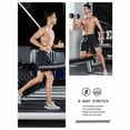 thumbnail image 4 of NORTHYARD Men's 5" Workout Athletic Shorts Running Gym Activewear Basketball Shorts Black L, 4 of 6