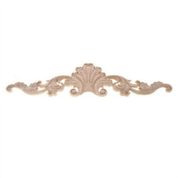 Bgsha Nouveau Cadre d'Applique en Bois Sculpté Fleur Non Peint Décoration Artisanale
