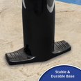 thumbnail image 4 of Oversized Ultimate Pool Lounger, Inflatable Pool Float with UPF 50 Sunshade Canopy, Heavy Duty, X-Large, Navy/Aqua/White Stripe, 4 of 12