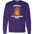 thumbnail image 3 of Inktastic Finally It's Groundhog Day Long Sleeve T-Shirt, 3 of 5