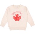 thumbnail image 2 of Inktastic Canada Maple Leaf Toddler Sweatshirt, 2 of 4
