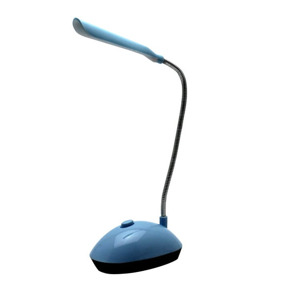 Lampe de Table Protection des Yeux LED Lecture Lumière Flexible Portable LED Lampe de Bureau Lampe de Bureau pour l'École à Domicile, Bleu