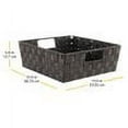 thumbnail image 2 of Whitmor Woven Strap Shelf Tote - Espresso, 2 of 4