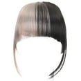 thumbnail image 2 of Bradem 100% Human Hair Clip-in Bangs - Lady's Year-Round Fringe Extensions, Brand New, 2 of 6