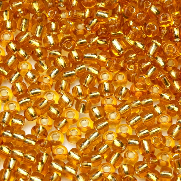 Cousin DIY Glass E-Beads, 100g Bulk Pack, 6/0, Gold, 1000  Pieces, Unisex Glass Beads for Adults and Teens