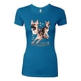 thumbnail image 2 of If It's Not a German Shepherd It's Just a Dog Gift | Womens Dog Lover Slim Fit Junior Tee, Turquoise, 2XL, 2 of 3