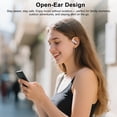 thumbnail image 5 of Open Ear Headphones, Open Ear Earbuds with Comfortable Earhook, 58H HiFi Stereo Bone Conduction Earbuds with Mic, Noise Cancelling,Bluetooth 5.4 Earphones, IP7 Waterproof Wireless Earbuds for Workout, 5 of 7
