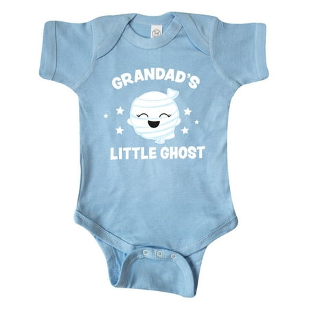 

Inktastic Cute Grandad s Little Ghost with Stars Gift Baby Girl Bodysuit