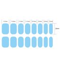 thumbnail image 4 of 16 hojas de pegatinas Nailart impermeables para uñas, juego de pegatinas de uñas de gel para mujeres, 4 of 8