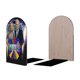 thumbnail image 2 of La Rueda de la Fortuna Sujetalibros decorativos temáticos, tope para estantería con base antideslizante, uso dual para hogar y oficina - 2 piezas, 2 of 6