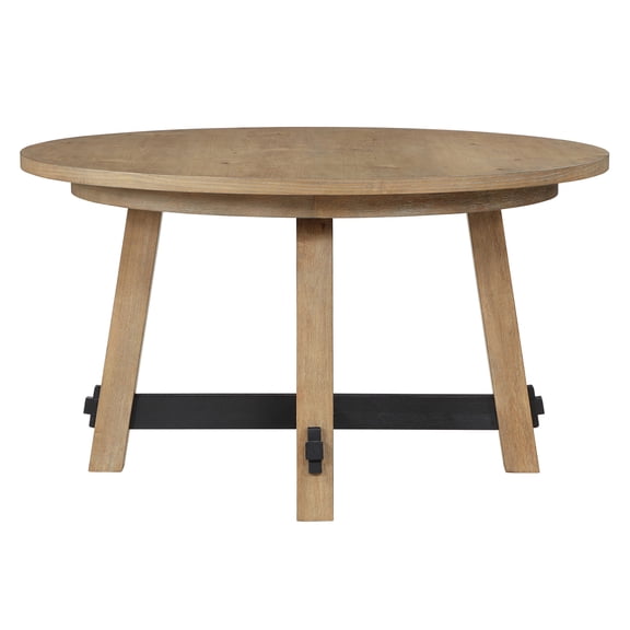 Steve Silver Aubrey Driftwood Finish 54-inch Round Dining Table