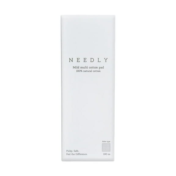 NEEDLY Mild Multi Cotton Pads – 80 Count