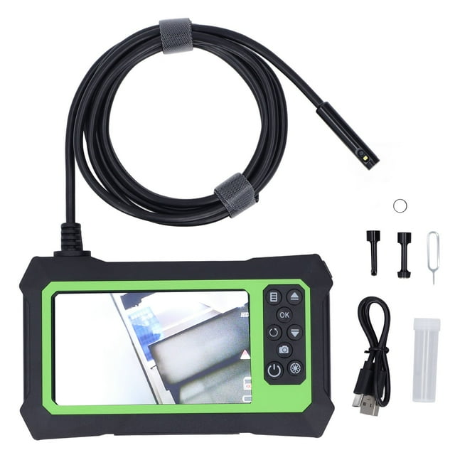 Industrial Endoscope 1080P HD Borescope Snake Camera 90 Degree Wide View Inspection Camera with Light for Repair Work