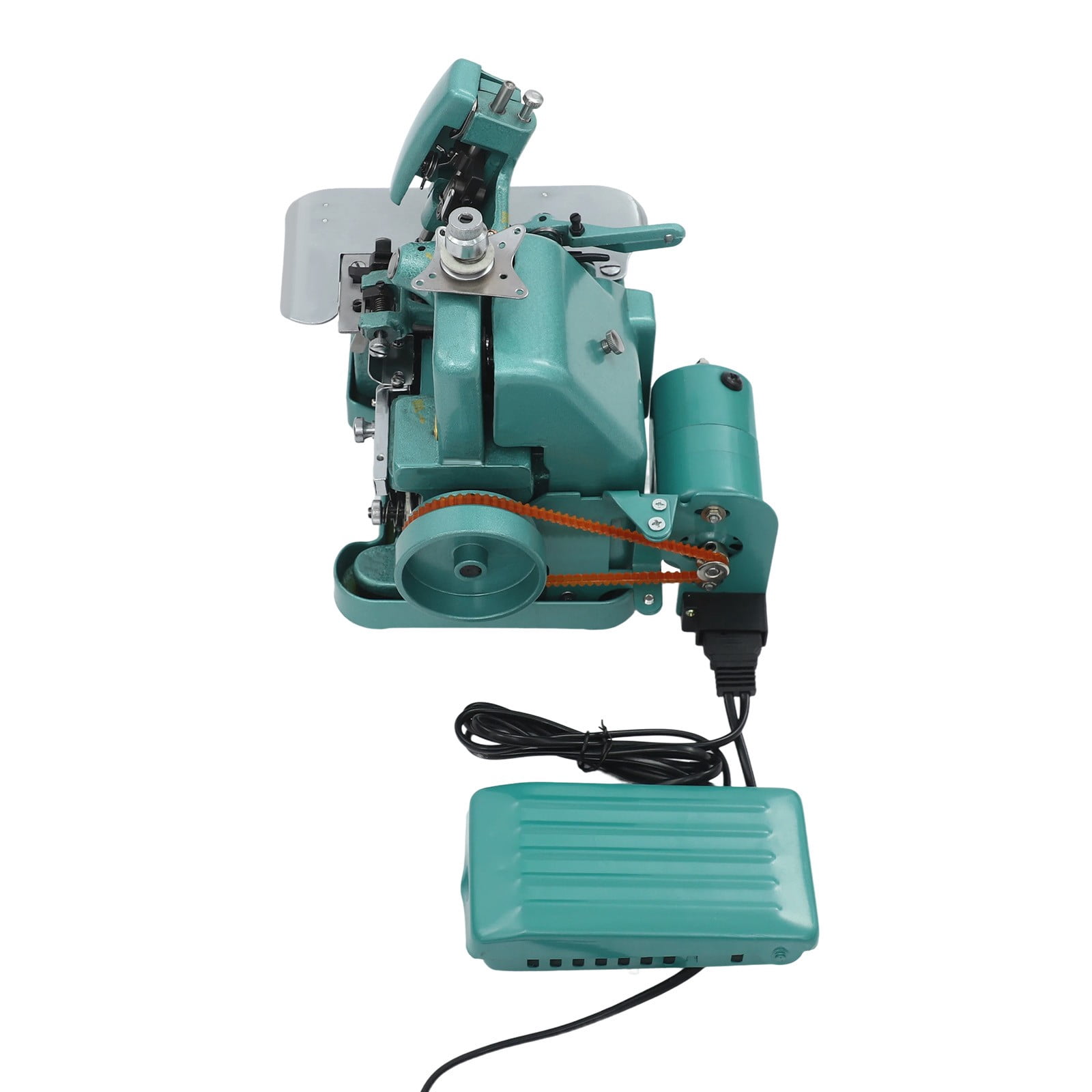 Sewing Machine, Metal Frame Overlock Machine, 150W Heavy Duty Serger for Sewing & Fabric Edging, Prevent Fraying & Create Neat Finishes, Home Use