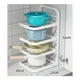 thumbnail image 3 of Organizador de Ollas y Sartenes, Estante para Ollas, Soporte para Sartenes para Debajo del Gabinete, Organizadores de Cocina Ajustables y Almacenamiento, Color Blanco, 3 of 5