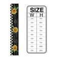 thumbnail image 6 of Table Runner Dresser Scarves 70 Inch Long, Farm Blooming Sunflower Floral Linen Dining Table Runners Vintage Black Buffalo Checkered Tabletop Scarf for Wedding Holiday Party Kitchen, 6 of 7
