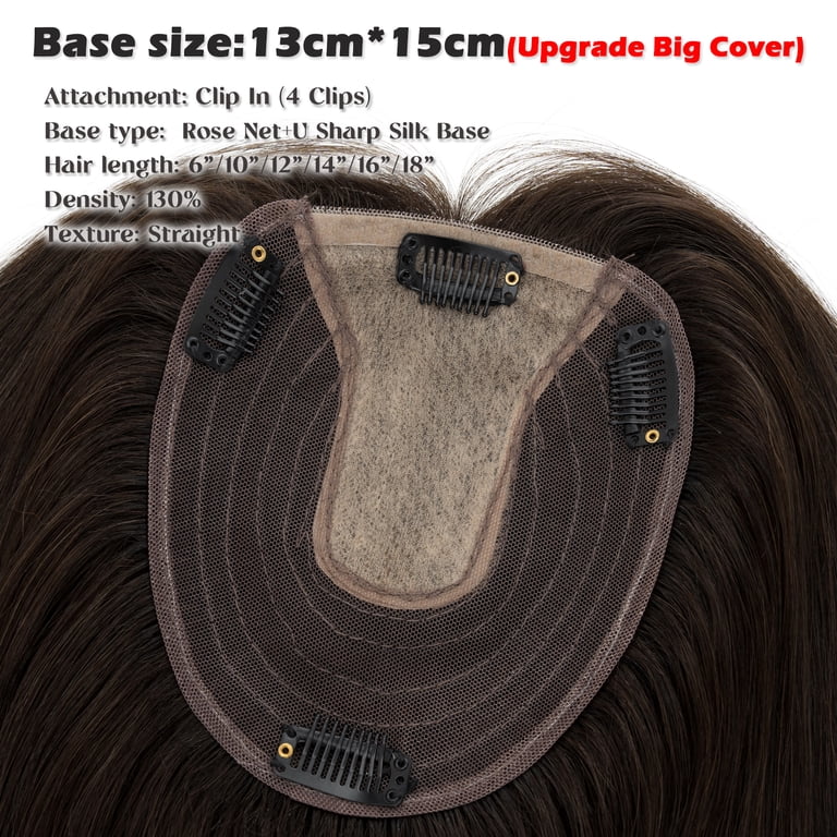 Benehair Real Hair Clip In Extensions Clip In Hairpiece Silk  display picture 1