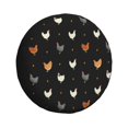 thumbnail image 1 of Balery Funny Chicken Cubiertas para Neumáticos - Protector Resistente para Neumáticos de Camioneta, SUV, Remolque, Camper y RV-17 inch, 1 of 6