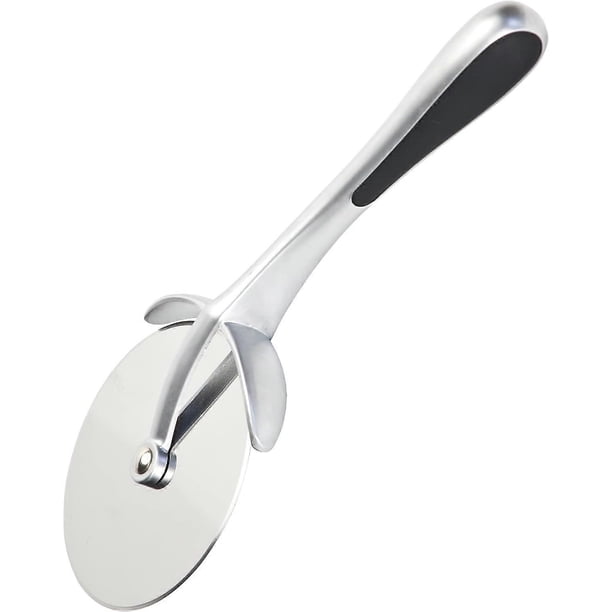 Large Pizza & Dough Cutting Wheel Professional Sharp Roller Edge. Easy to Clean Stainless Steel Slicer.