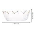 thumbnail image 2 of Salad Bowl Transparent Glass 1Pcs 5.9In, 2 of 8