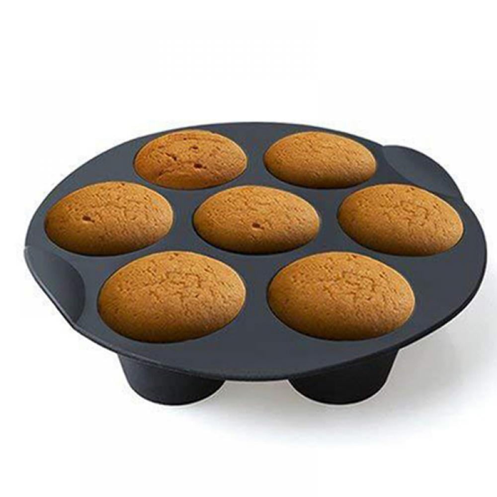 7-Cup Non-Stick Bakeware Cupcake Muffin Pan Baking Tray Inch