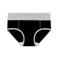 thumbnail image 3 of 5 Pack High Waist Panties for Women Tummy Control Plus Size Cotton Underwear Full Coverage Comfy Ladies Briefs M, 3 of 7