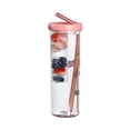 thumbnail image 3 of Pajitas de botella de agua de plástico taza de viaje al aire libre de fruta de té portátil (rosa) Hugtrwg Libre de BPA, 3 of 4