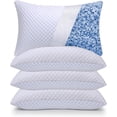 thumbnail image 1 of Shded Memory Foam Pillows King Size Set of Cooling Pillows for Sleeping Adjustable Loft Bed Firm or Soft Pillows for Side Back Stomach Hot Sleepers (”x ”), 1 of 7