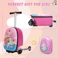 thumbnail image 2 of Set de equipaje de mano Scooter Suitcase VLIVE Kids Unicorn, 2 of 8