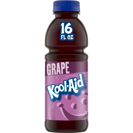 Kool-Aid Grape Artificially Flavored Soft Drink, 16 fl oz Bottle