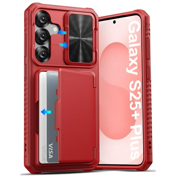 Funda de teléfono ATATOO para Samsung Galaxy S25+ Plus con tarjetero