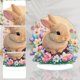 thumbnail image 3 of Acrílico Diamante Conejito de Pascua Wdftyju Pintura Decoraciones de Escritorio, 3 of 9