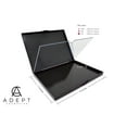 thumbnail image 5 of The Adept Palette in Singularity Black - Double Sided Magnetic Empty Palette with Divider, Holds Over 100 Single Round Standard Sized Eyeshadow Pans, Hardshell Case, 5 of 5