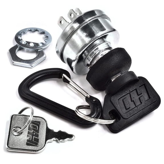HD Switch Starter Ignition Switch for Ariens Gravely 03602300 - Ultimate Protection - Umbrella Key Upgrade w/ 2 Keys & Free Carabiner
