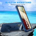 thumbnail image 2 of Samsung Galaxy A12 Case, ORETech Galaxy A12 Cover with 2 x Tempered Glass Screen Protector for Samsung A12 Hard PC TPU Silicone Protective Case with Kickstand for Samsung A12 Cover Case, 2 of 7
