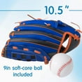 thumbnail image 4 of Left Handed Baseball Glove for Kids, Entry-Level Left Handed Baseball Glove, Durable Lefty Tball Gloves for Kids Youth Training. 10.5in, Age 4-7, 4 of 8