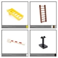 thumbnail image 4 of Accesorios de bloques de construcción de partículas grandes a granel compatibles con Lego Railway Rail Señales de tráfico a granel compatibles con la construcción de trenes pequeños, 4 of 6