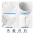 thumbnail image 3 of Set de 12 tazas de cerámica para sublimación Dmsky de 11 oz, 3 of 6