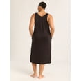 thumbnail image 2 of Joyspun Women’s Knit Midi Sleep Chemise, Sizes S-5X, 2 of 4