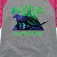 thumbnail image 3 of How to Train Your Dragon - Night Fury Light Up The Night - Toddler And Youth Girls Raglan Graphic T-Shirt, 3 of 5