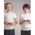 thumbnail image 3 of Audífonos Buddyphones  gamer Galaxy para niños con control de audio seguro y micrófono de brazo color Gris, 3 of 3