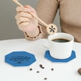 thumbnail image 6 of Balery 6 Pcs Not All Who Wander Designleather Coasters Set, Drink Table Cup Coasters For Living Room Kitchen Coffee Decor, 6 of 9