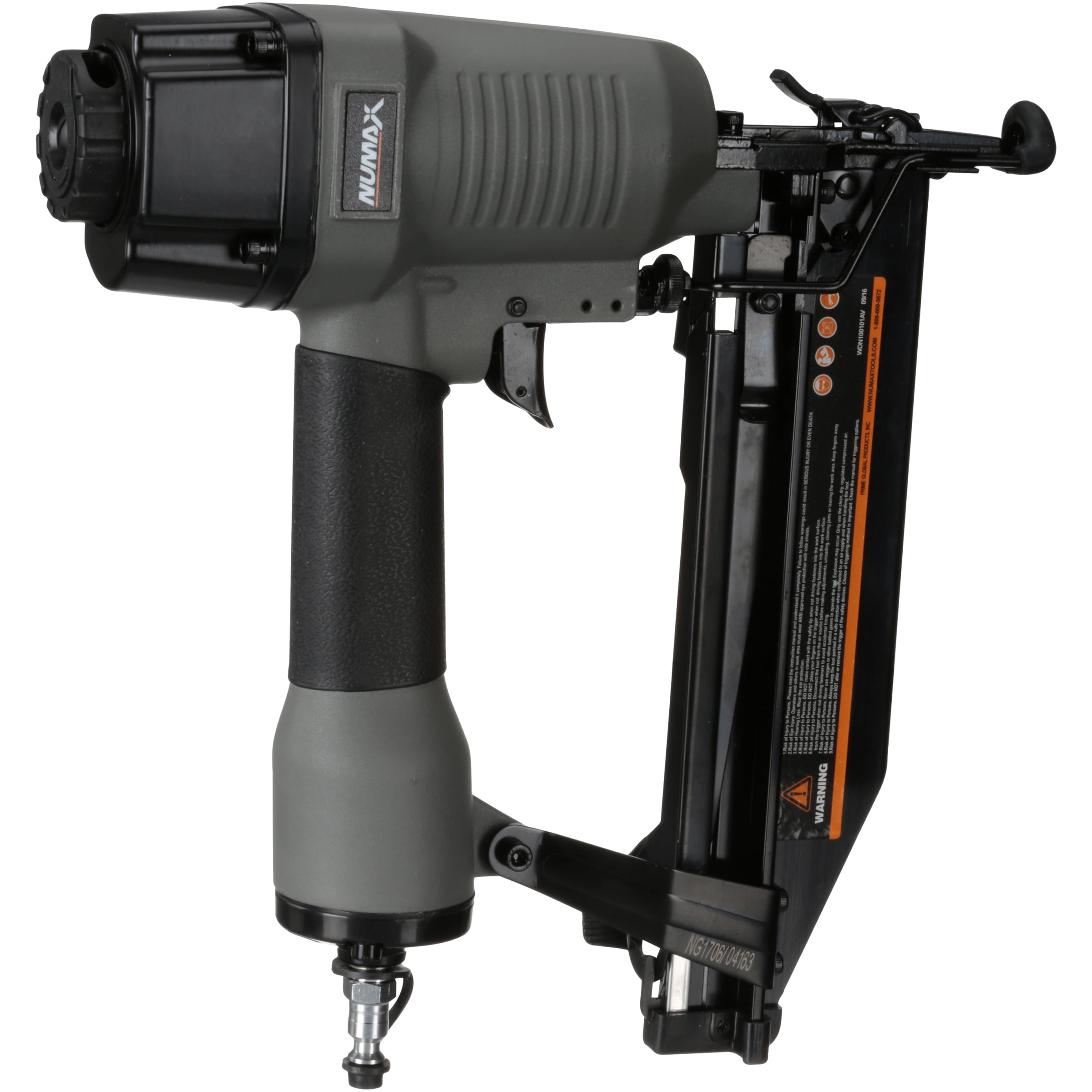 NuMax Finishing Nail Gun 16 Gauge 21/2 in. Pneumatic Tool Adjustable
