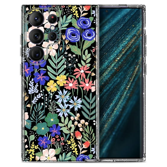 CASEFIV Precise Cutouts for Camera Lenses Slim Fit Protective Cover Samsung Galaxy S24 Plus Blue