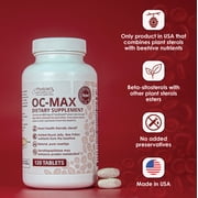 Rawleigh OC-MAX Tablets with 800 mg Plant Sterols Heart Health Support, 120 Count
