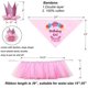 thumbnail image 5 of Bandana de cumpleaños para perro, suministros para fiesta de cumpleaños, falda tutú rosa, sombrero de corona, bufanda, pancarta de feliz cumpleaños, traje de cumpleaños para mascota, cachorro, gato y, 5 of 8
