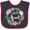 Navy and Red, variant on Inktastic I Love My Aunt- Flower Circle Boys or Girls Baby Bib
